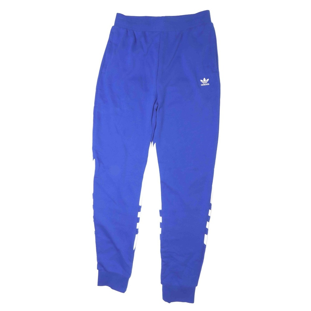 adidas Originals Blue Big Trefoil Outline Jogger Sweatpants GD27172 Youth Sz XL